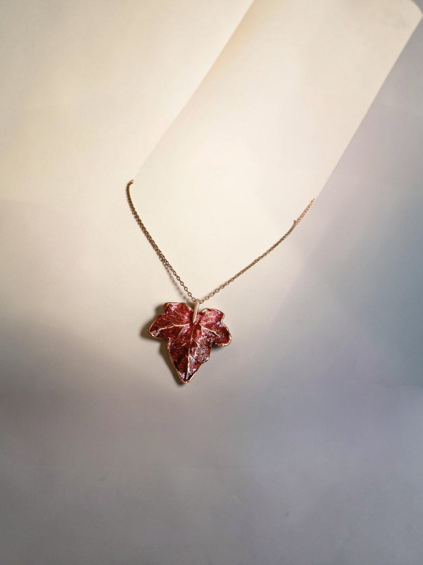 2/1 Ruby Ivy – Copper Pendant