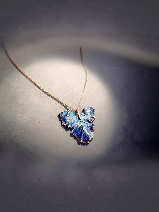 2/2 Azure Vine – Copper Pendant
