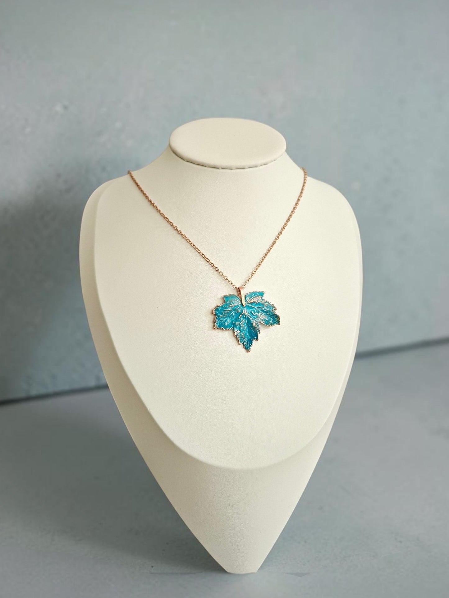 2/3 Turquoise Wild Grape – Copper Pendant