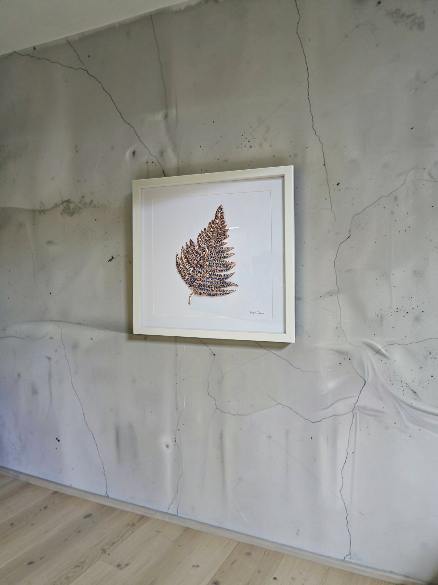 2. PIGS BACK. Immersion – Framed Copper Fern Interior Art