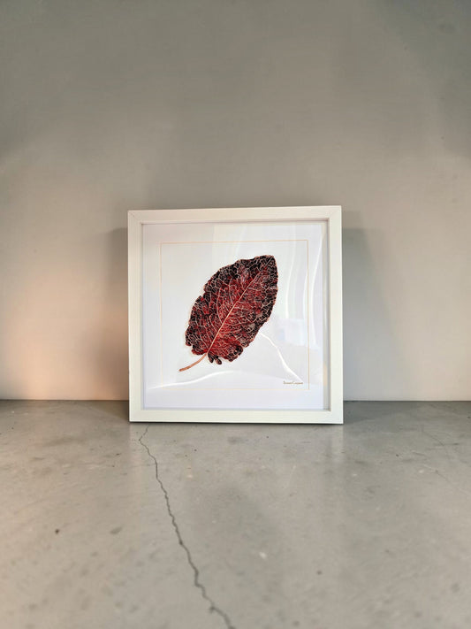 4. PIGS BACK. Pulse – Framed Copper Wild Leaf Interior Art