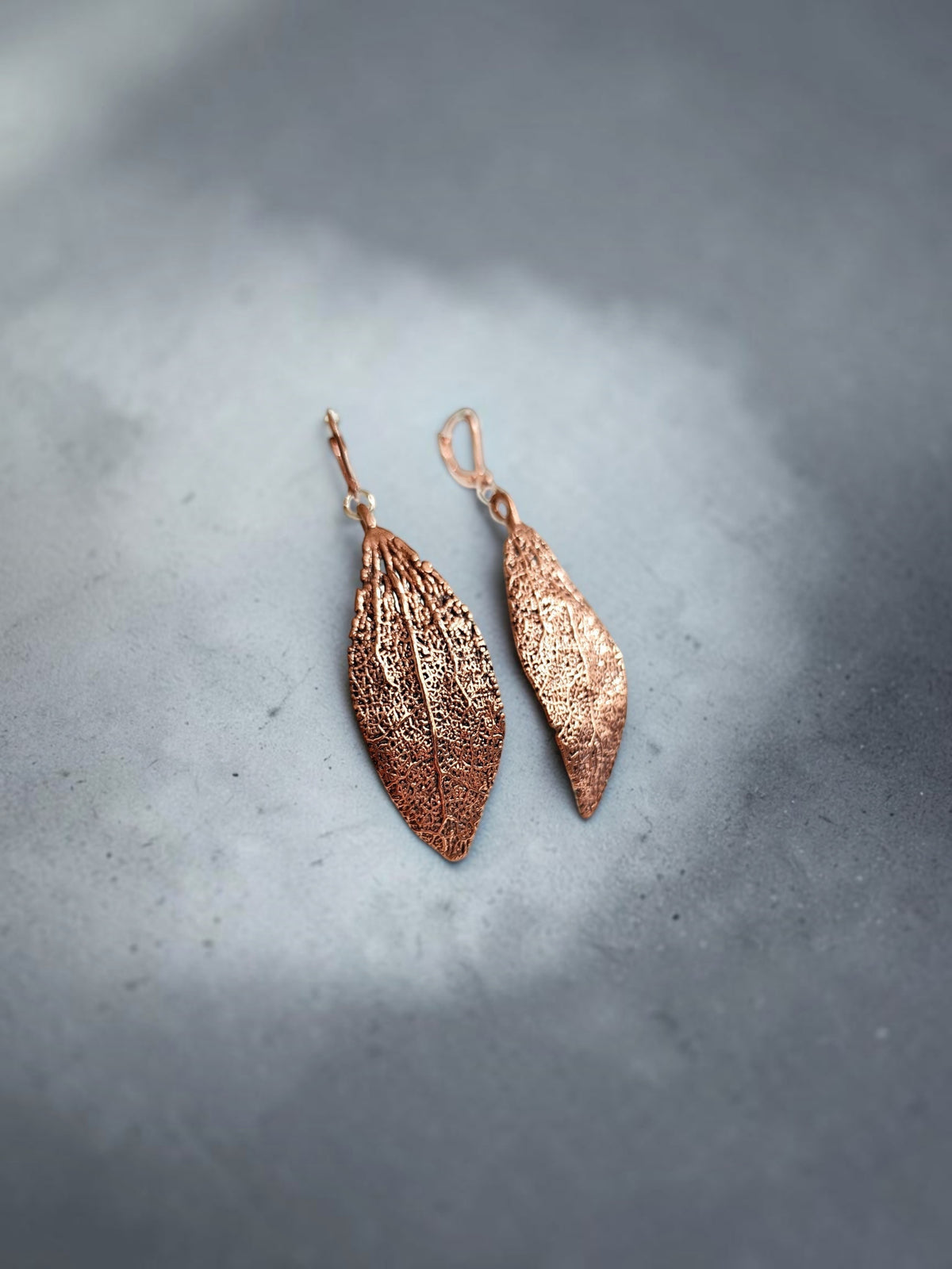 Copper Earrings “Physalis Lightness”