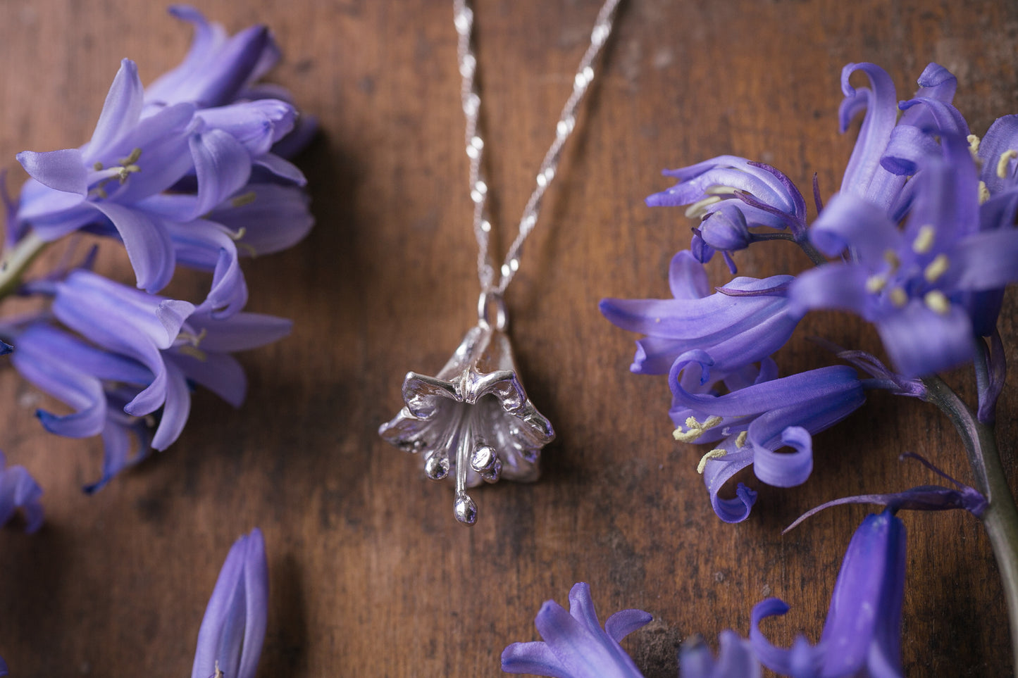 Sterling silver Bluebell pendant