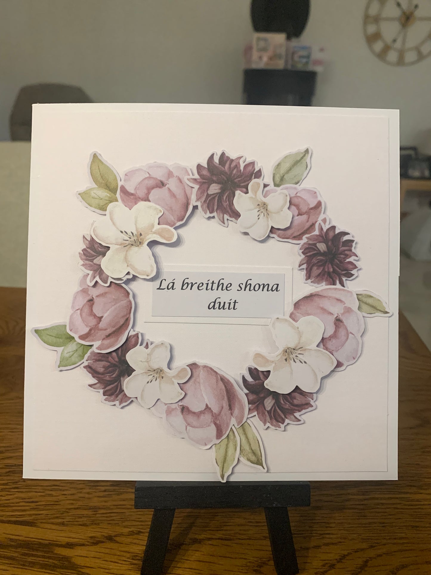 Lá breathe shona card