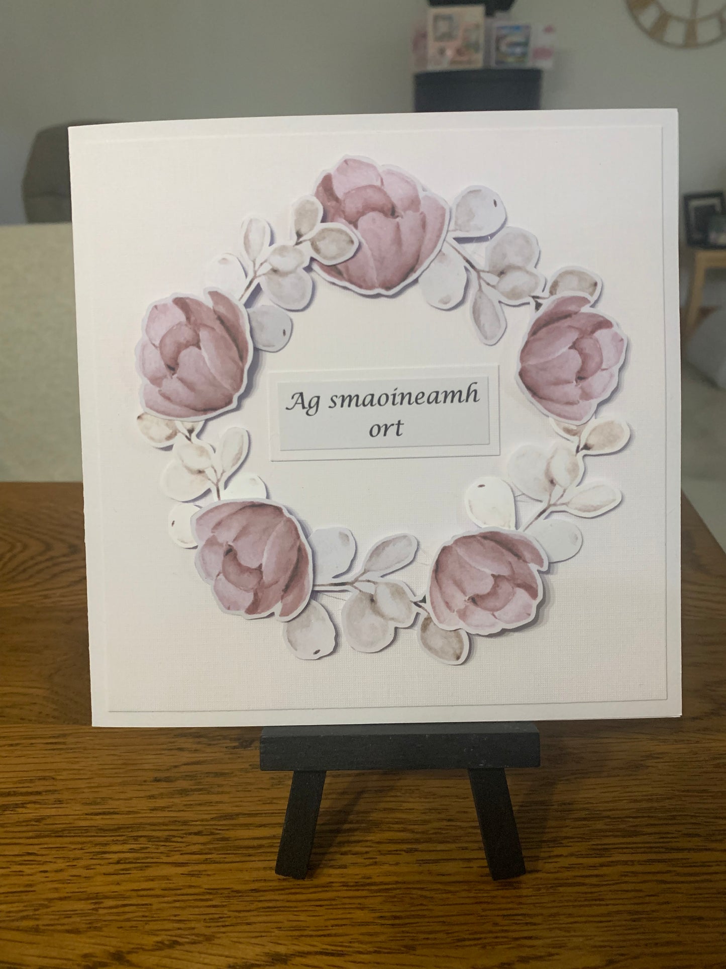 Ag smaoineamh ort card