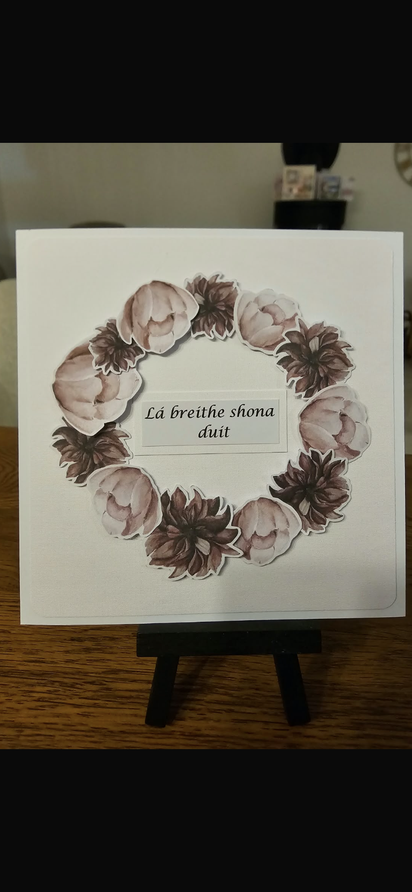 Lá breathe Shona duit 2 card