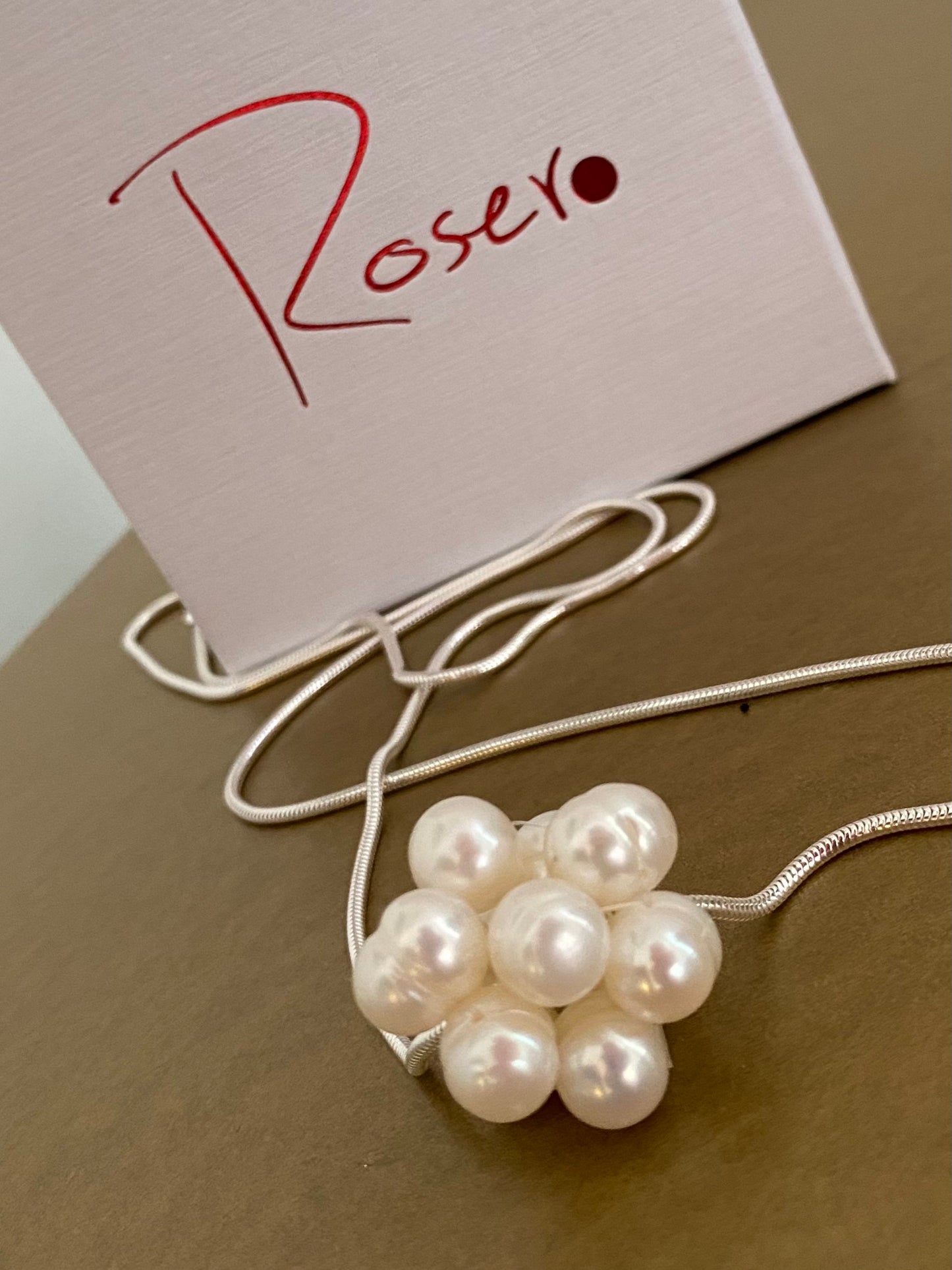 A Love Knot of White Pearls