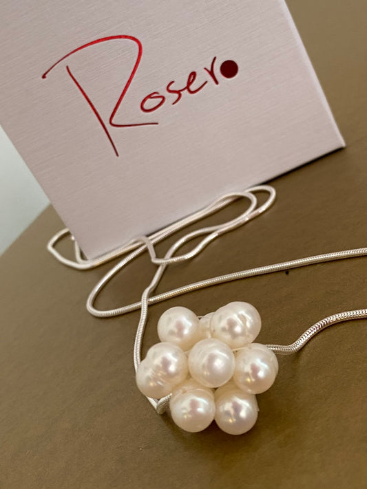 A Love Knot of White Pearls