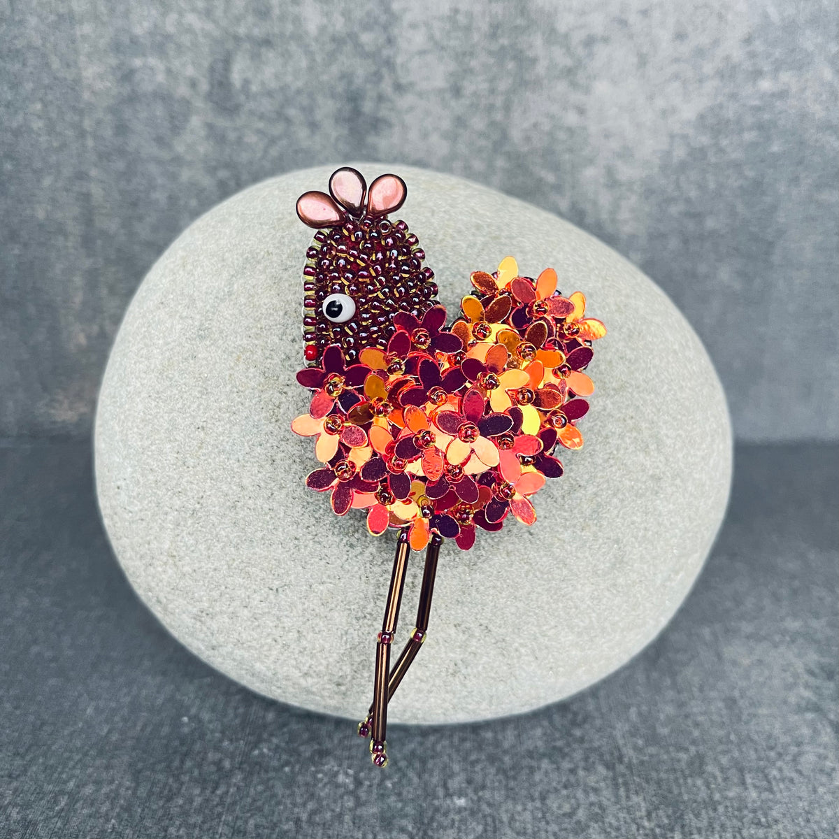 Autumn Flower Chickie Magnet