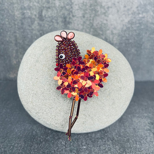 Autumn Flower Chickie Magnet