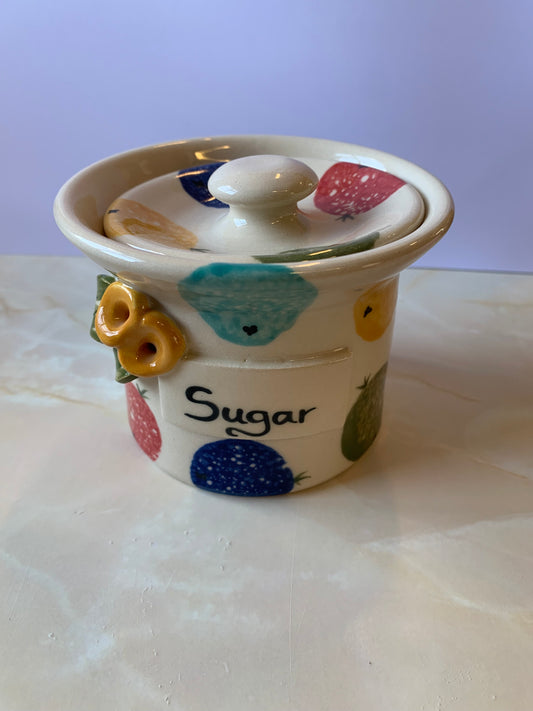 Sugar bowl with lid (M)