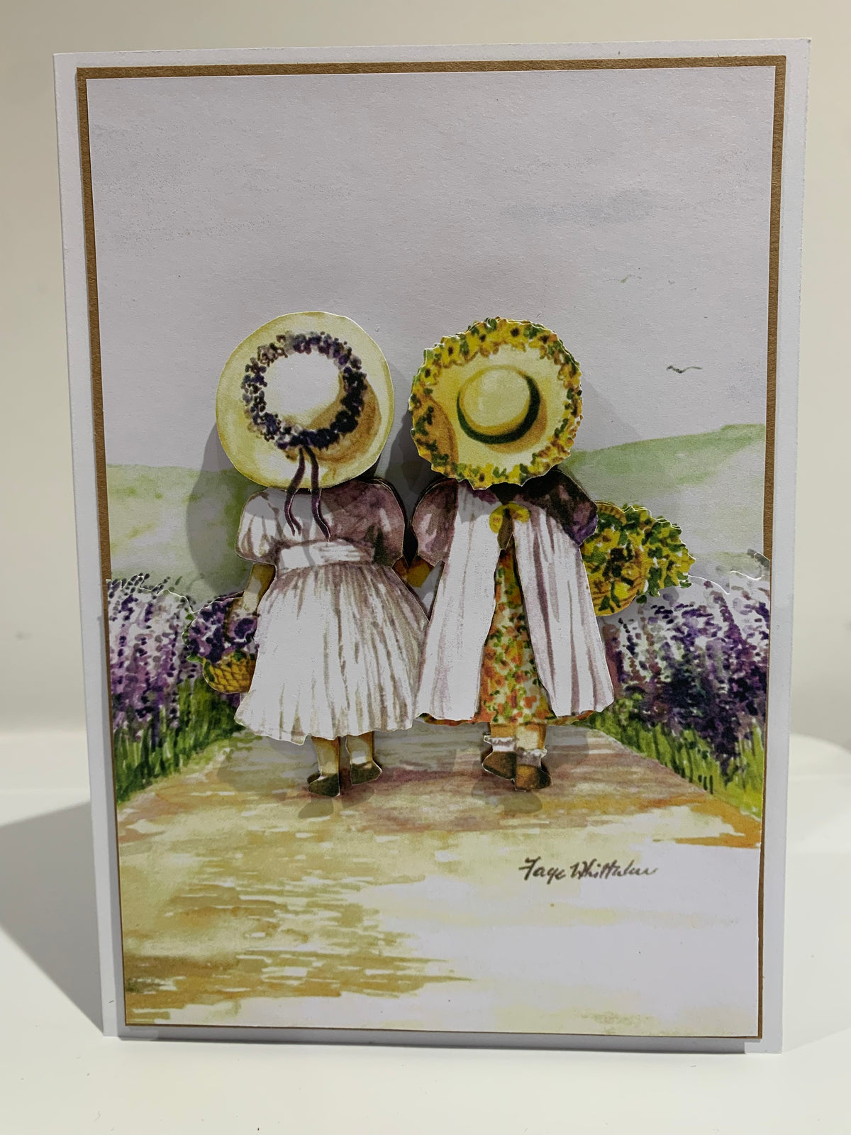 Girls walk card