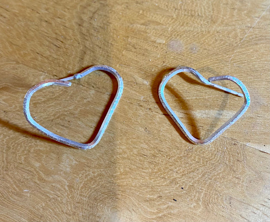 NEW! Open Heart Loop Earrings