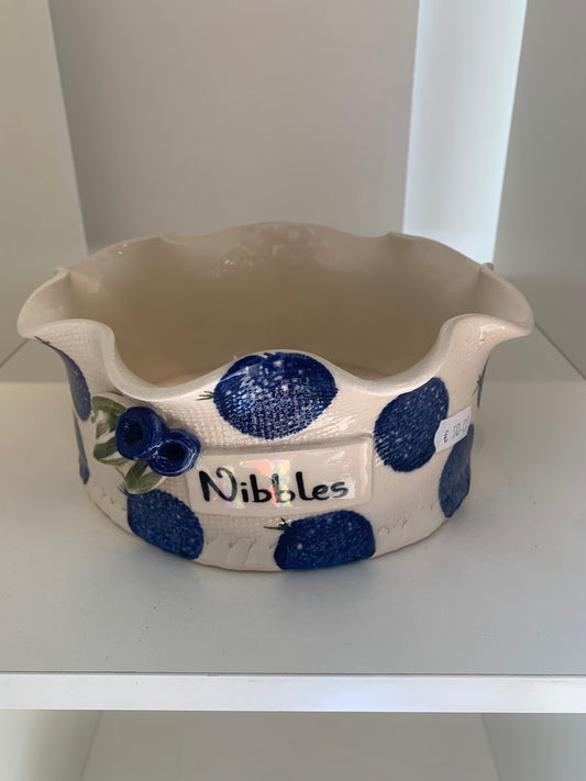 blue nibbles bowl