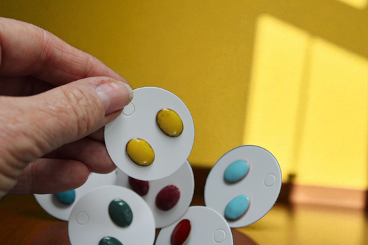 Thistle Design Colour Pop Studs