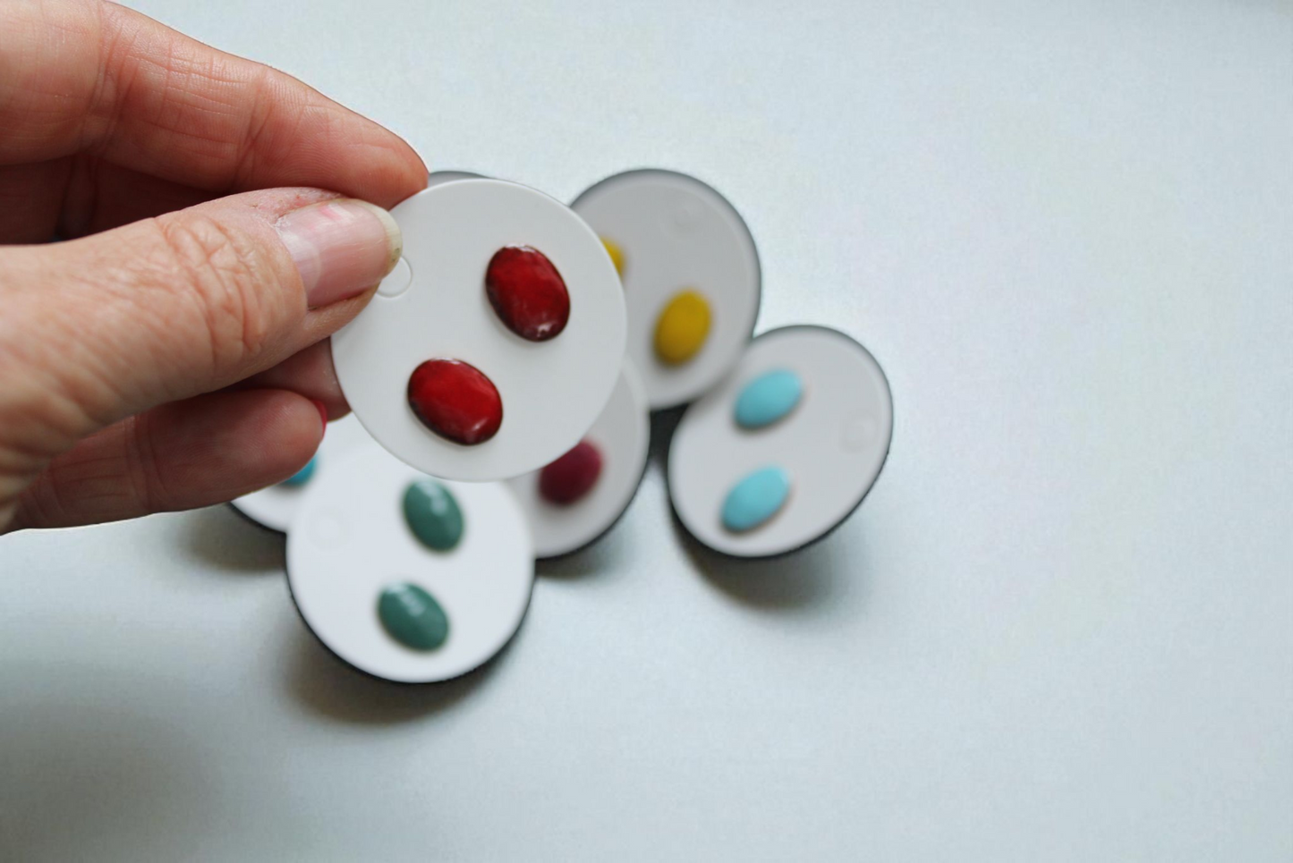 Thistle Design Colour Pop Studs