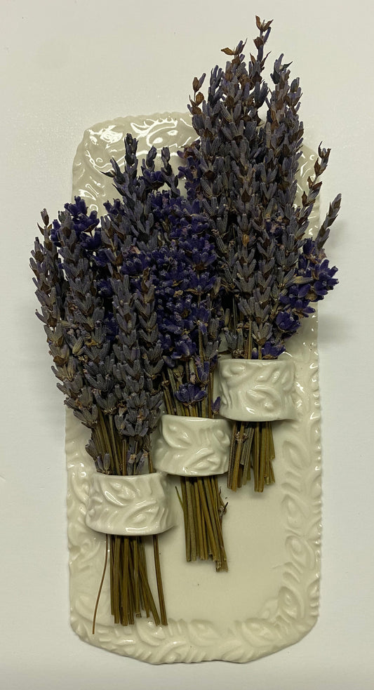 Flower Pocket, white 3 strap