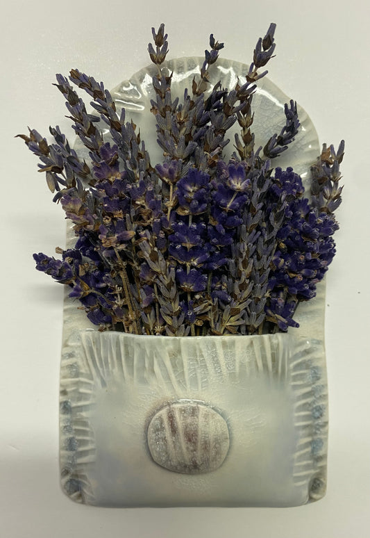 Flower Pocket Soft Grey