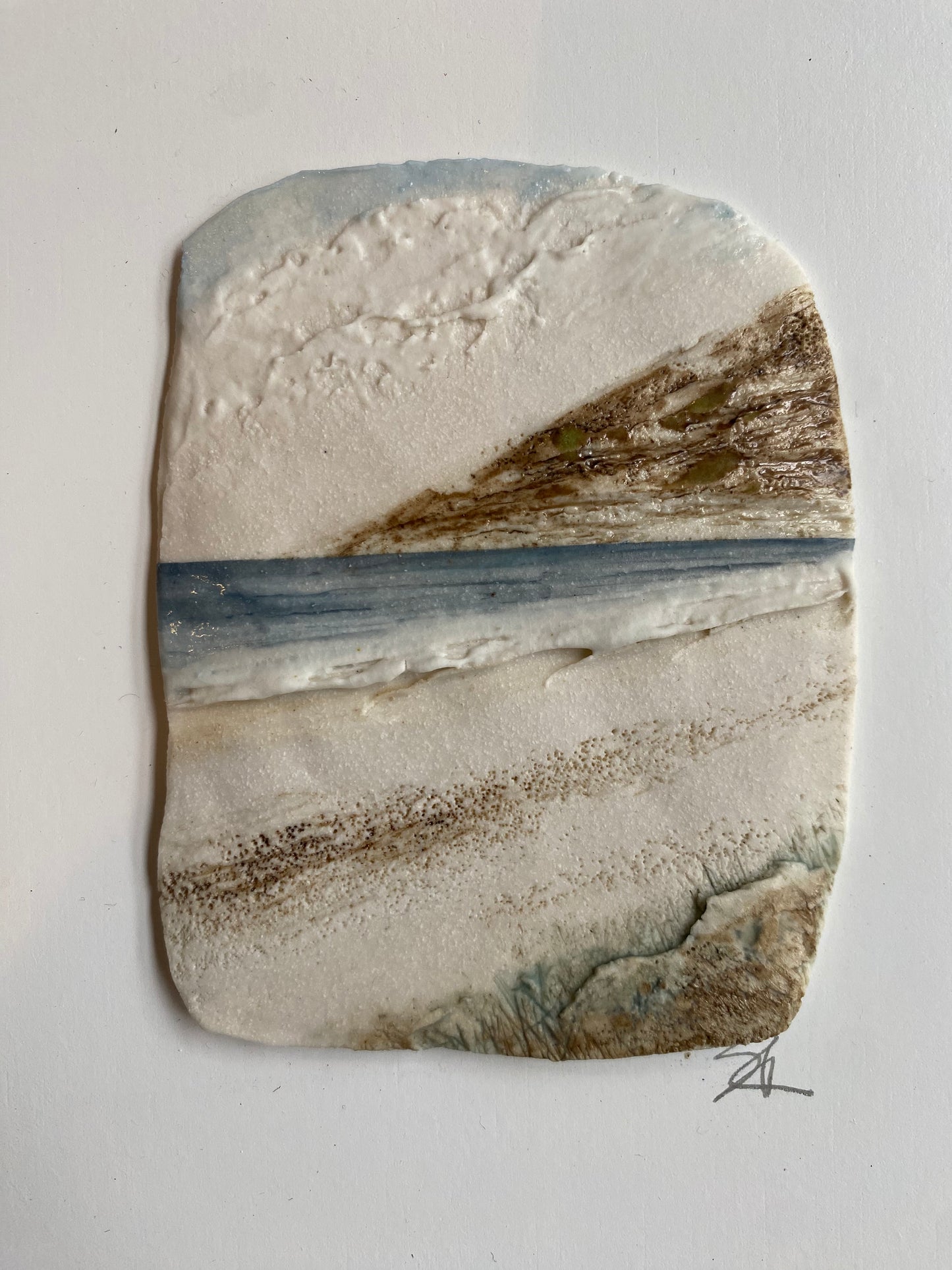Small mounted seascape