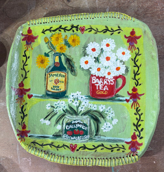 Wild Flowers and blanket Stitch (Pig's Back)