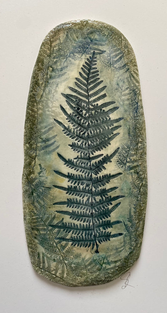 Fern, mounted