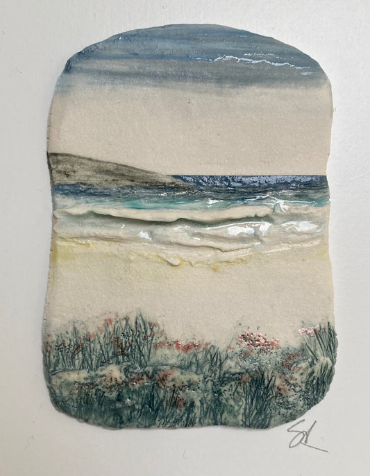 Small mounted seascape
