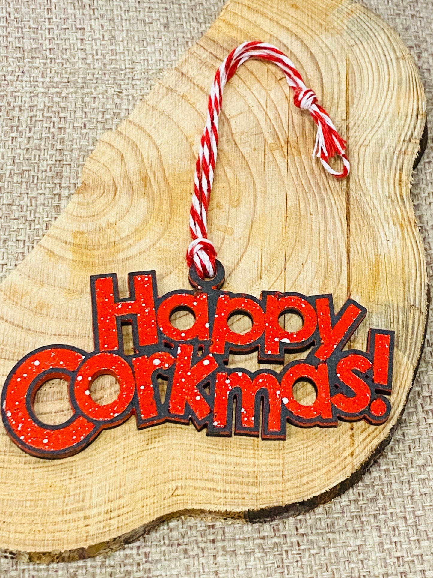 Happy CORKMAS! Christmas Decoration Ornament