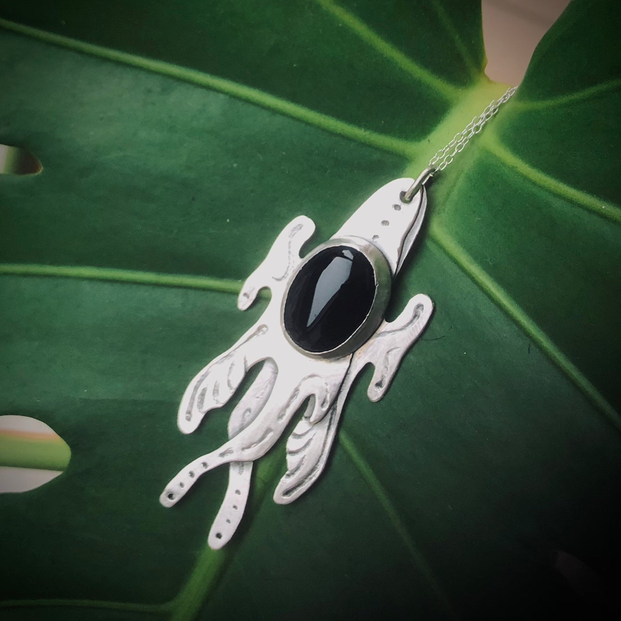 The Creature- Black Onyx Necklace