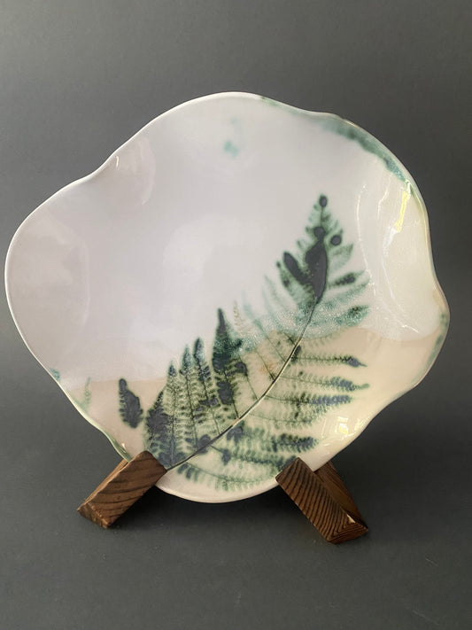 Decorative Fern platter