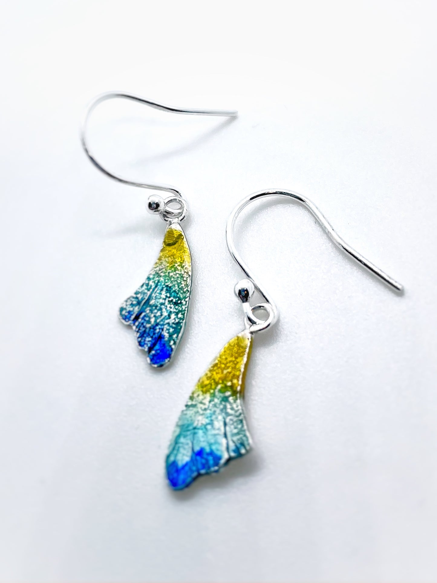 Alcohol inks earrings Small