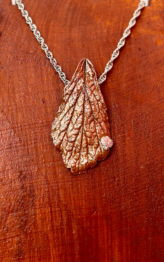 Wild buttercup pendant