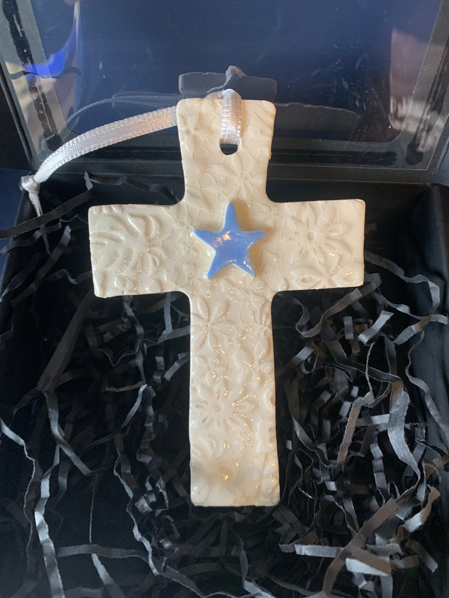Boxed decorative Hanging Crosses