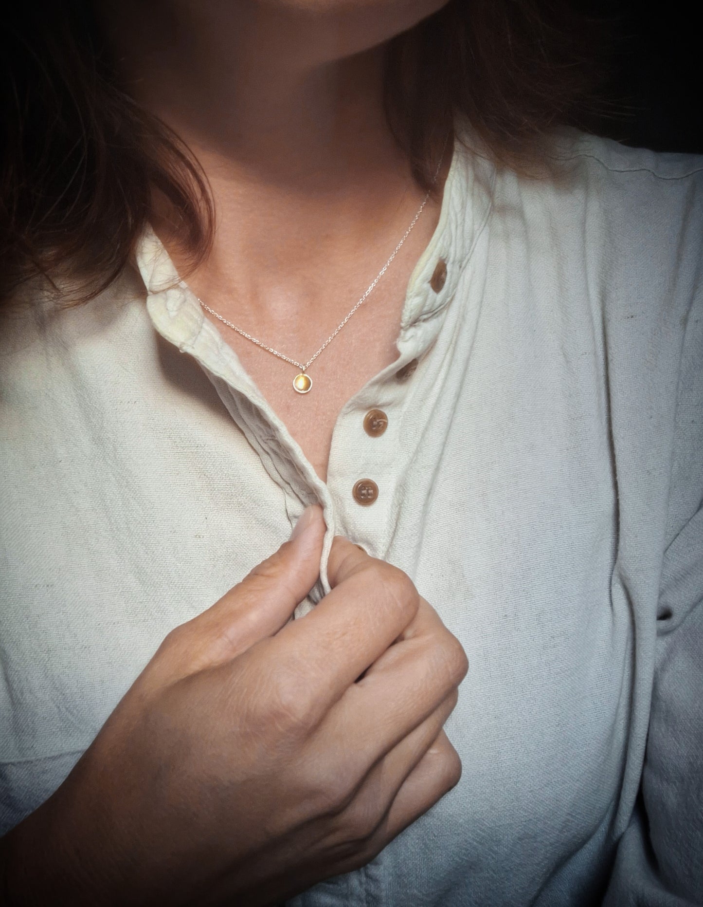 Puddle of sunshine pendant