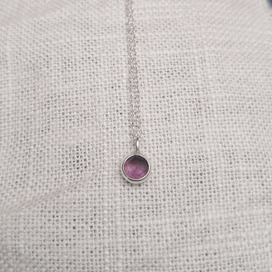 Gem pendant, amethyst