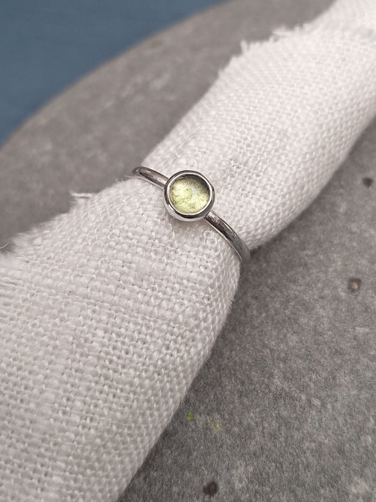 Stacking ring, peridot