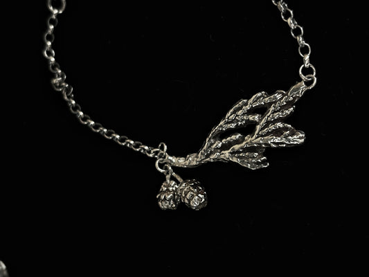 Floral bracelet - juniper branch