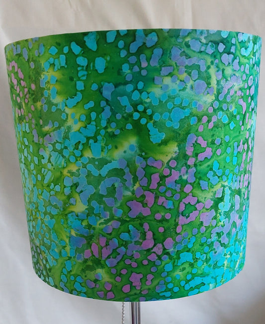 Abstract Turquoise Lampshade