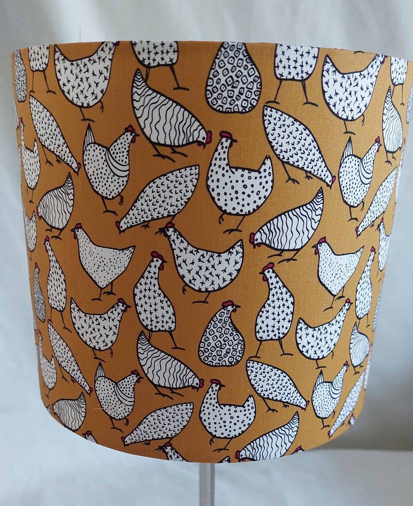 Hens Fabric Lampshade