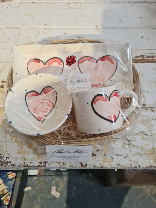 Handmade and hand painted pottery gift sets - Charlie Mahon Ceramics