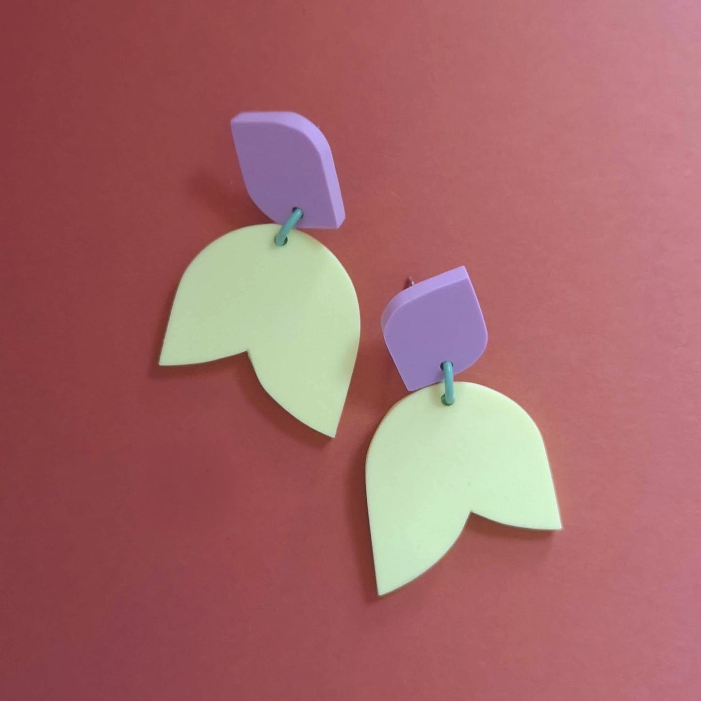 TULIP dangle earrings