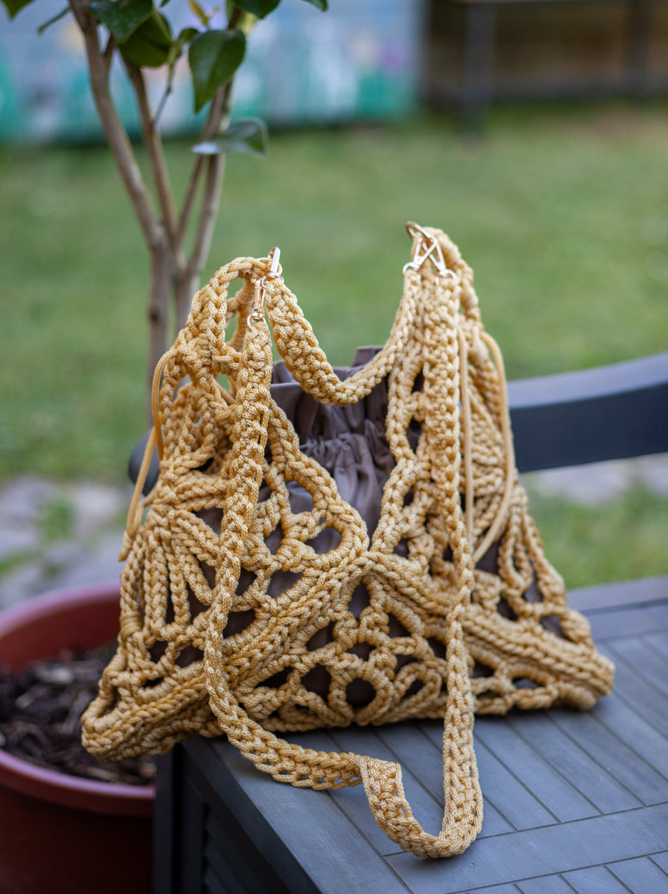 Crochet Lace Bag