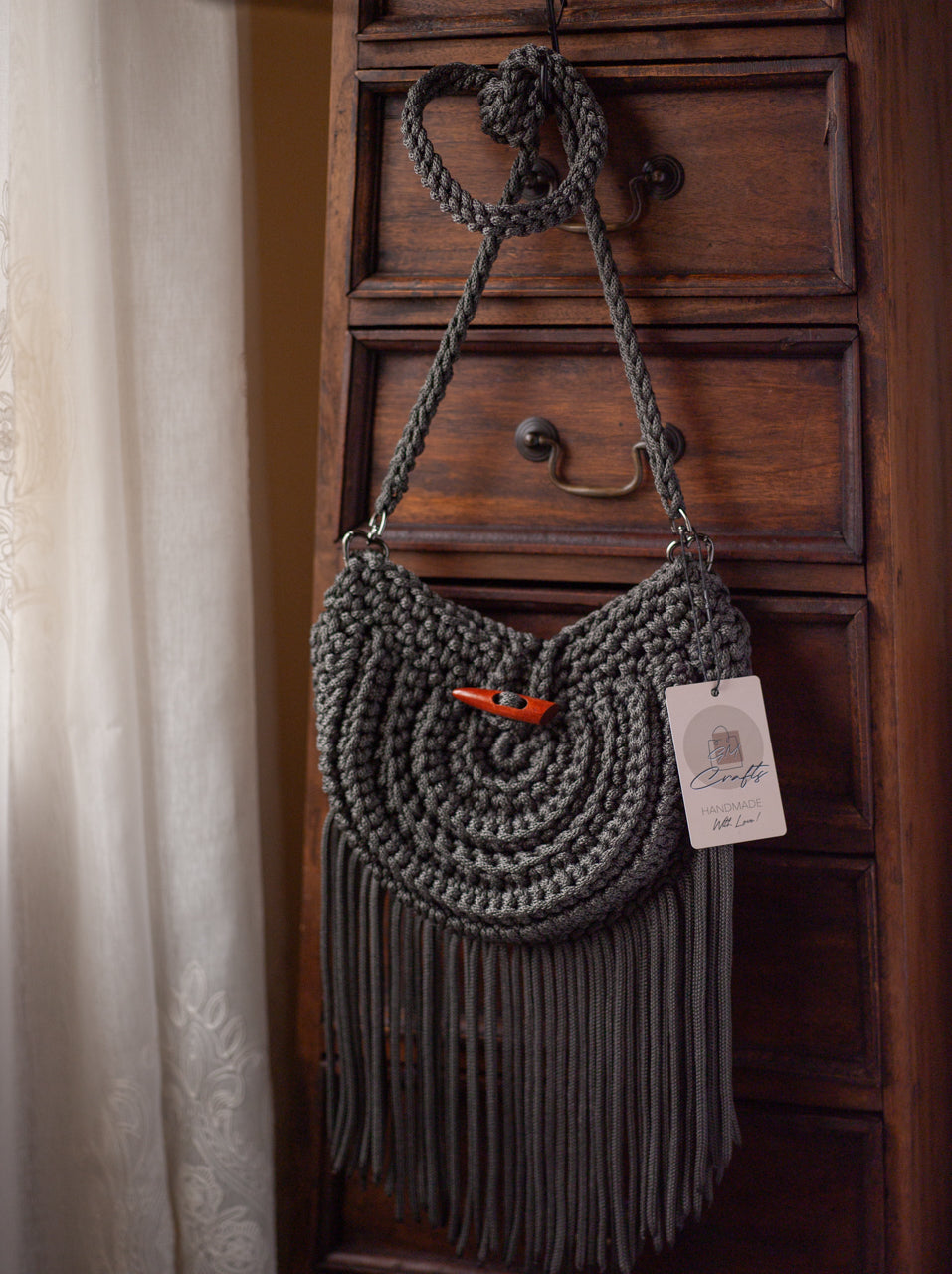 Crochet Tassel Bag