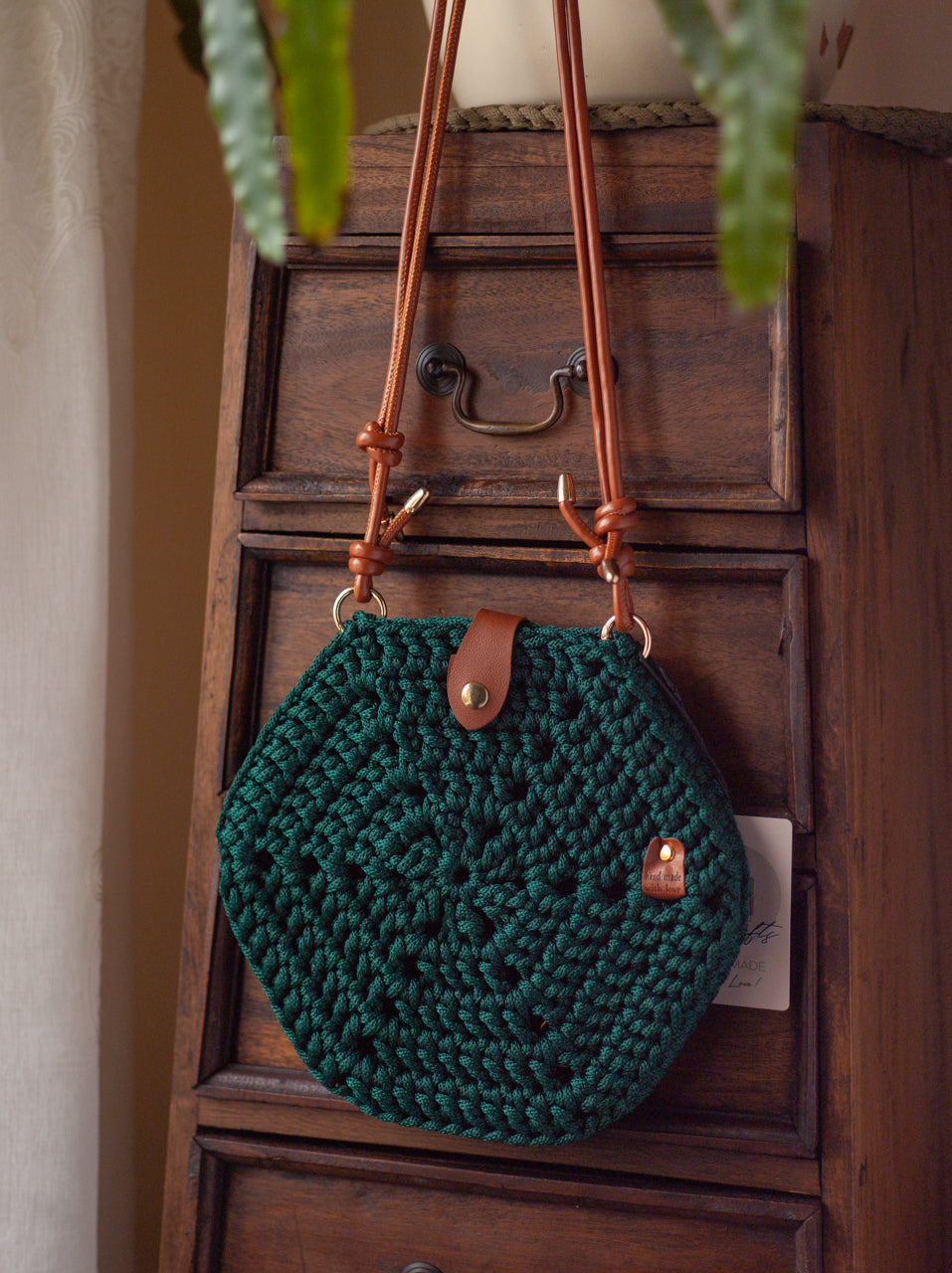 Crochet Hexagon Bag