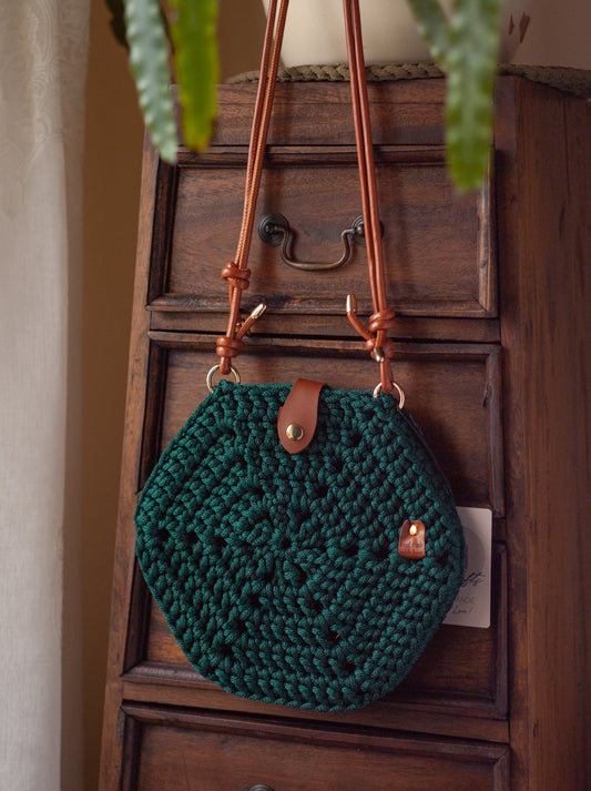 Crochet Hexagon Bag