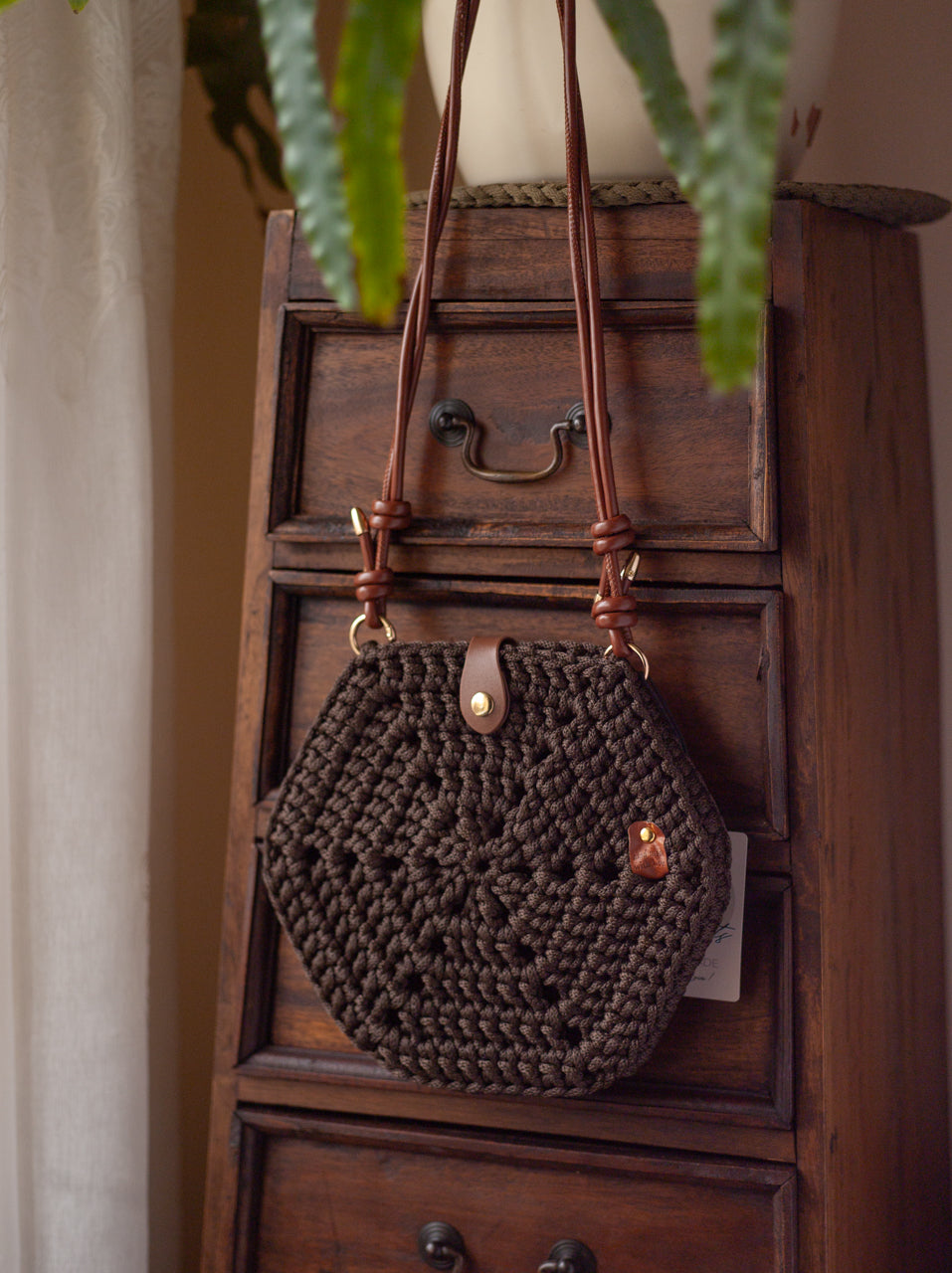 Crochet Hexagon Bag