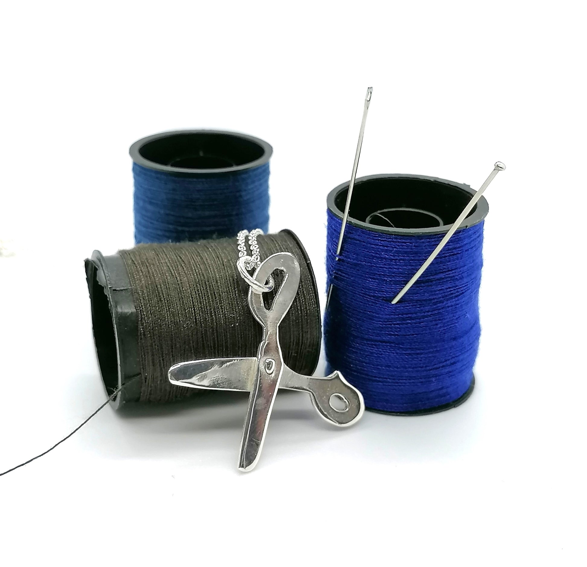 Sterling Silver Moving Scissors Necklace – Cork Craft Design