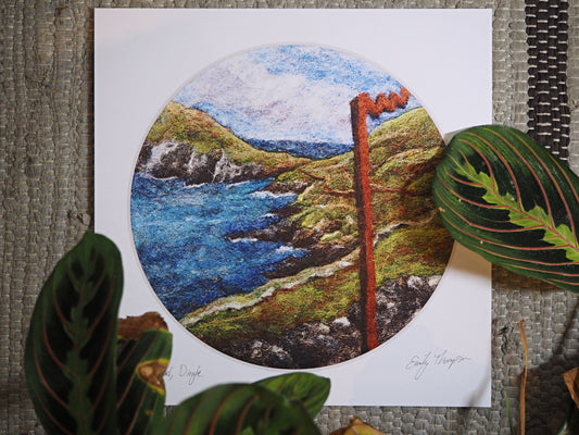 Slea Head, Dingle (Print of Needle Felted Original) (Copy)