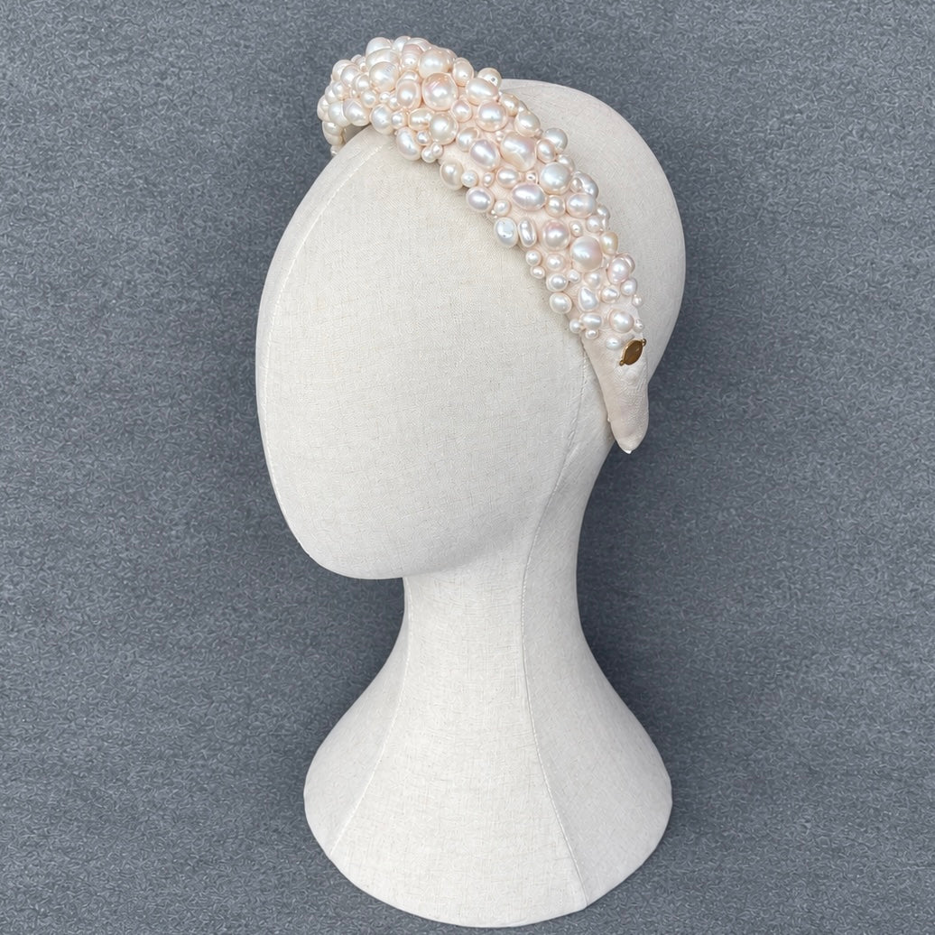 Bridal Frashwater Pearl Hairband