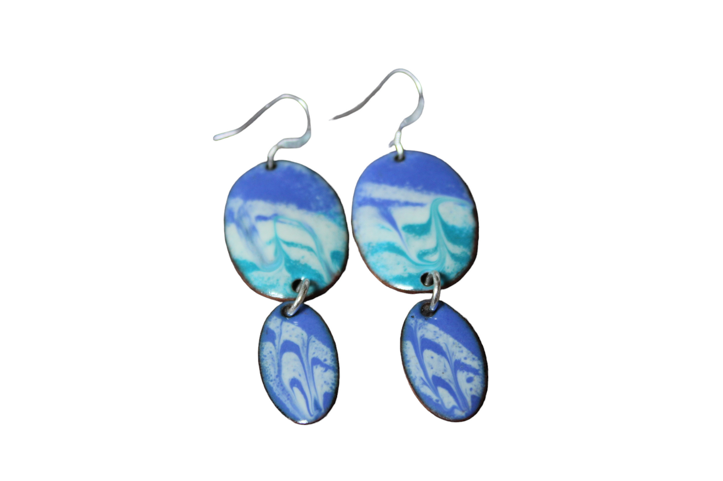 Waves, Double Drop Earrings