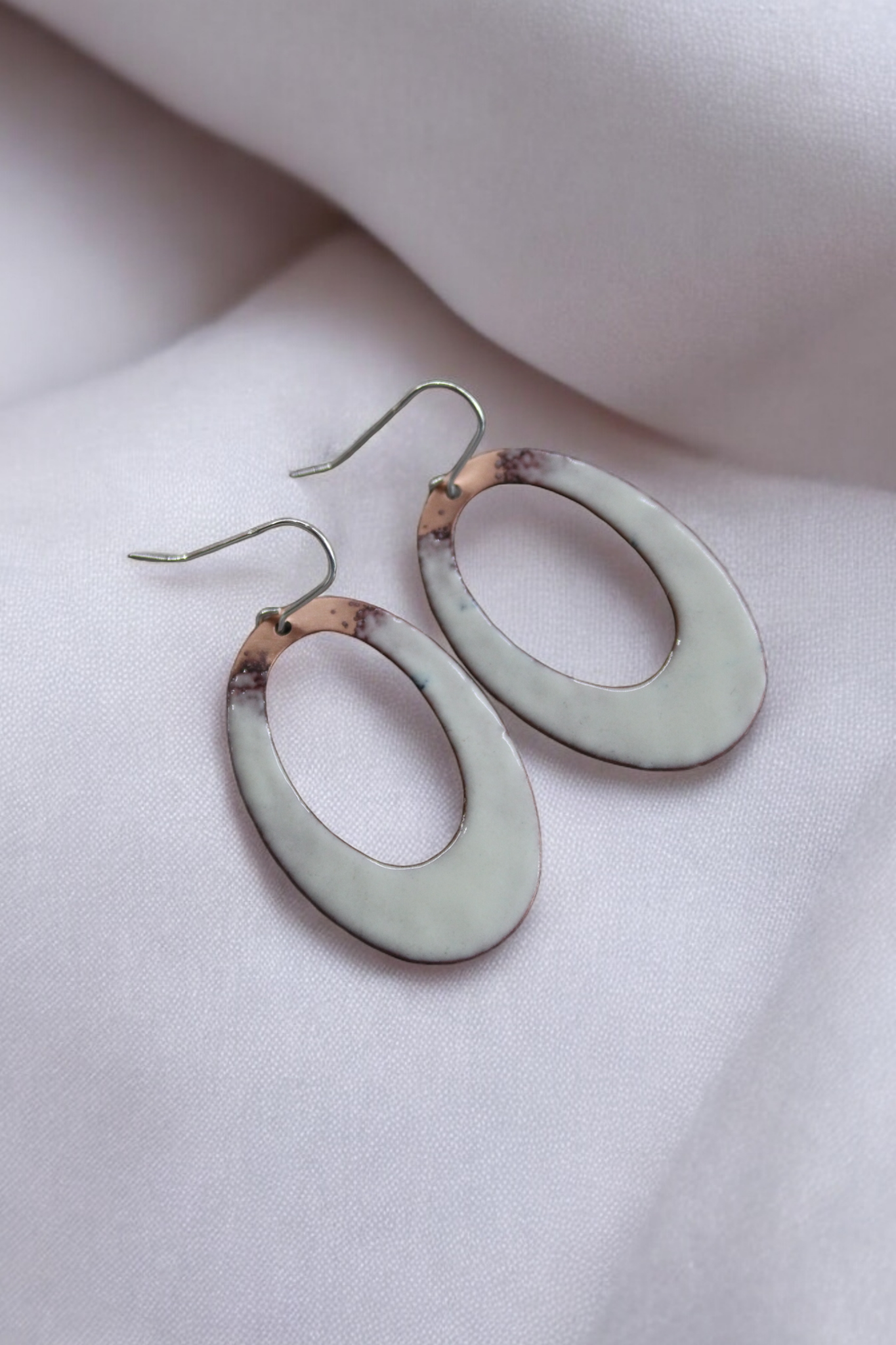 Ivory Hoops Earrings